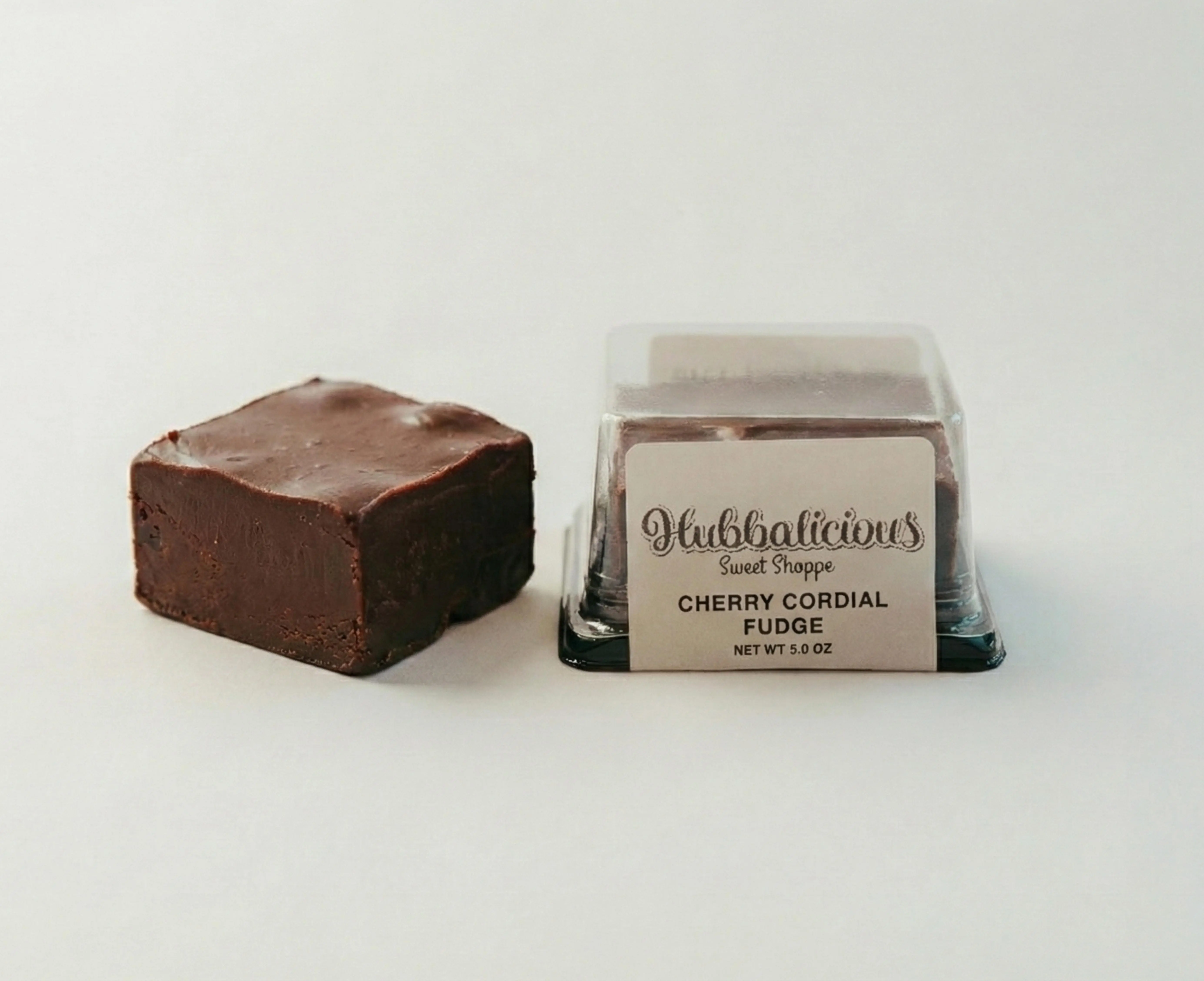 Cherry Cordial Fudge Hubbalicious Sweet Shoppe Dessert - 3 oz Layered Fudge Treat