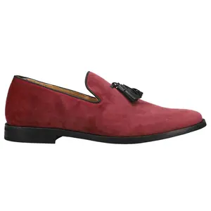Sperry Mens Gold Exeter Tassel Loafers Casual Shoes - Red