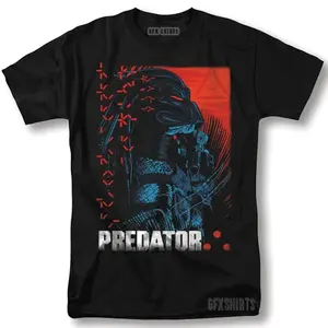 Predator Classic Movie Poster Vintage Graphic T-Shirt, Retro Sci-Fi Horror Tee, Predator Sweatshirt Hoodie Unisex PHS