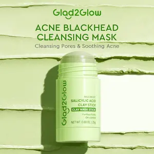 [New Launch] Glad2Glow Mugwort Acne Blackhead Cleansing Clay Stick | Oily Skin Sebum Absorbing & Pore Minimizing Spot Corrector