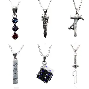 New Anime Style Anime Character Gojo Satoru Okkotsu Yuta Toji Fushiguro Sukuna Jujutsu Kaisen Cosplay Pendant Necklace