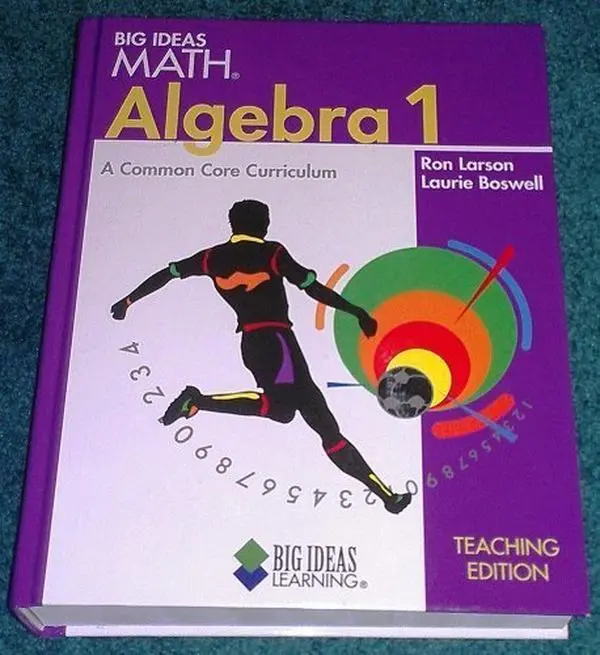 USED-BIG IDEAS MATH Algebra 1: Student Edition 2013 by Larson (Hardcover)