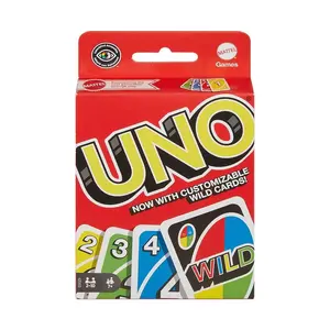 Classic color and number matching card game designed for group play, suitable for 2–10 participants, offering fast-paced fun for kids and families