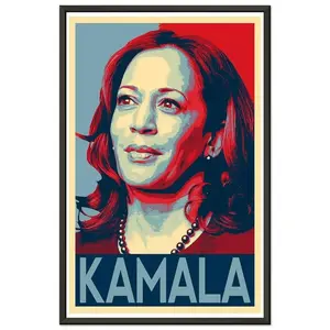 Kamala Harris Metal No Framed Poster