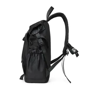 Street trend functional style backpack for men, lightweight outdoor sports backpack, large capacity casual backpack