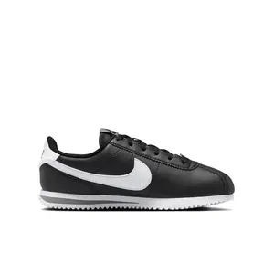Nike Cortez Black Cool Grey White (GS) DM0950-001 Youth Authentic Shoes Footwear Sneaker Trainer Comfortable Walking Fashion Trending Gift