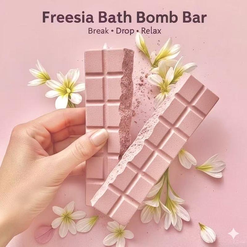 Joynest Pink Bliss Bath Bomb Gift Set - 5 Luxurious Bath Bombs & 1 Handmade Soap Enriched with Shea Butter & Olive Oil for Self-Care & Gifting Floral & Fruity Scent Soothing Moisturizing