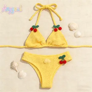 ANYGOAL Cutout String Bathing Suit Womens Two Piece Bikini Sets swimsuits bikinis swimsuits 2 piece swimsuit women summer swimwear tankini swimsuits swimsuits 2026 women affordable swimsuits