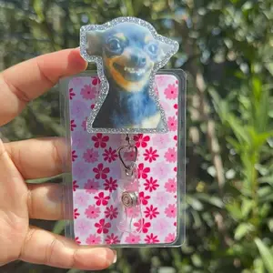 Funny dog badge reel|dog badge reel | Nurse badge reel | retractable badge reel