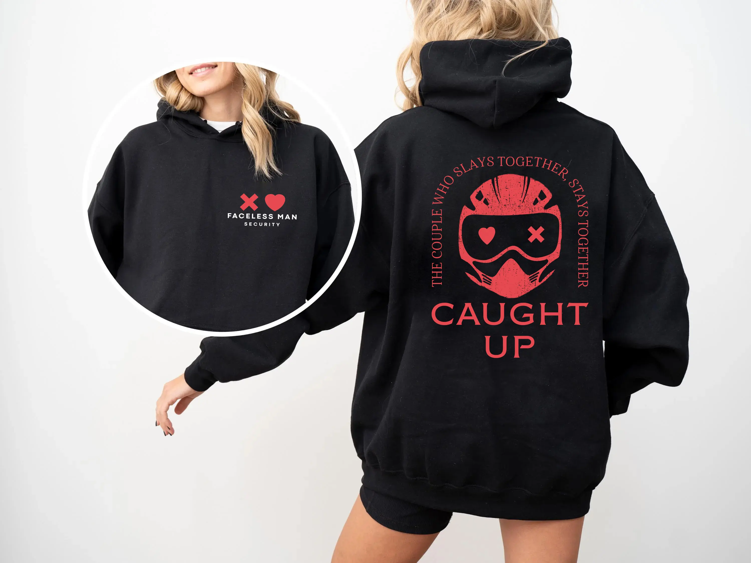 Caught Up Lights out Dark Romance 2 Sided Hoodie, Bookish Hoodie, Officially Licensed,  Lights Out Shirt, Navessa Allen Shirt, Sweatshirt, Hoodie