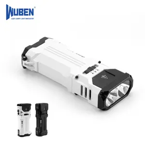 WUBEN X1 PRO 3-in-1 Rechargeable Flashlight 12300LM, Portable Power Bank & Bike Light, Dual Light Sources with Active Cooling, Professional High Lumens EDC Light for Emergency, Camping, Outdoors
