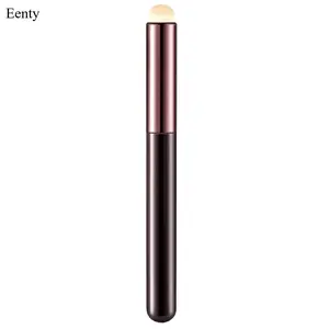 Eenty 1PCS Multi‑Purpose Lip Balm Applicator - Round‑End Makeup Blending Brush For Women Girls, Reusable Lip Gloss Tool Professional Makeup Kit Beauty Accessory Must‑Have