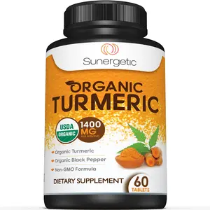 Sunergetic USDA Organic Turmeric Supplement - Inflammatory Response