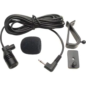 Microphone Mic 2.5mm Pioneer Compatible for Car Vehicle Stereo Radio GPS DVD Bluetooth Enabled Head Unit