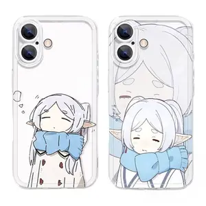 Beyond the Journey Anime Frieren Cute Transparent Phone Cases For iPhone 17 Promax 16 15 14 13 12 11 Pro Max Plus Air Shockproof Protective Cover Premium Design Dust Scratch Protection