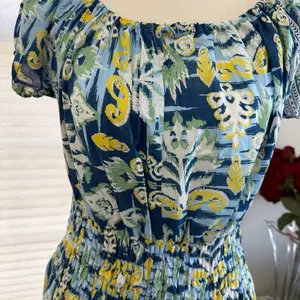 Summer Cotton Dress Free Size Fit Upto Size 44 with Vibrant Floral Print and Comfortable Fit