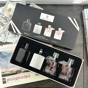 Perfume Gift Set – Aromatic Woody & Floral Fruity Scents – Perfect for Couples, Gifting, and Travel,Thanksgiving,Christmas,Valentine's Day – 30ml × 4