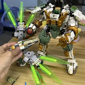 1100 Piece Titan Mech Future Robot Model Kit, Durable Abs Material, Perfect for Decoration & Collection, Christmas/halloween/birthday Gift, Mecha, Building Blocks, Mechanism, Detailed