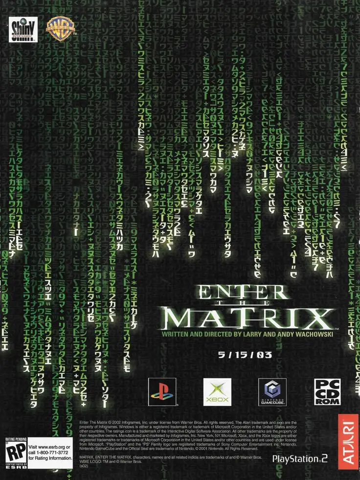 Enter the Matrix — Game Poster