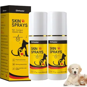 2 Pack Pet Skin Treatment Spray for Dogs and Cats - Nature Soothing Solution for Itchy Skin, Reduces Scratching - Cat Itchy Skin Treatment