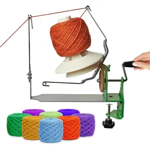 Large Yarn Winder Large Capacity 10 oz - Hand Operated Metal  Yarn Winder - Durable Crochet Tools & Accessories