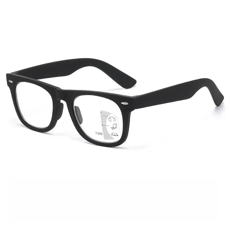 Multifocal Progressive Reading Glasses - Anti-Blue Light, Far-Near Dual-Purpose Presbyopia Eyewear, Lightweight Durable Frame, Ideal for Daily Use & Outdoor Sports, Perfect Gift for Seniors