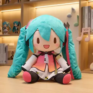 30cm Hatsune Miku Official Fuwa Petit Project DIVA MEGA39's Star Voice Stuffed Plush Toy Soft Cuddly Great Texture Authentic Plushie Fan Collection Holiday & Birthday Gifts