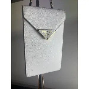 Pre-owned Leather Shoulder Bags Prada Saffiano Mini Bag