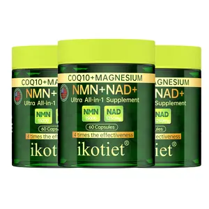 IKOTIET NMN NAD+ CoQ10 Supplement | Supports Energy, Brain & Women’s Health | 15,000 mg NMN Complex | 60–120 Capsules + Trial Pack