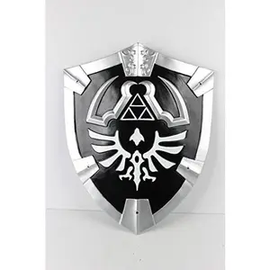 USED-Swordmaster - Large Dark Black Link's Knight Hylian Shield from the Game Legend of Zelda