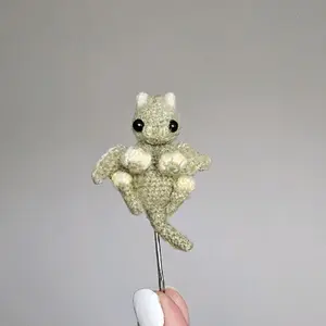 Dragon Miniture Crochet Doll - Soft Plush Design with Unique Features
