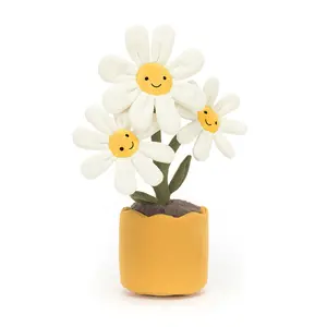 Amuseables Daisy & Sunflower Plush Set with Jellycat Gift Bag – Soft Cute Flower Stuffed Animals, Sunny Floral Plush Gift for Girlfriend, Mom, Kids, Plush Collectors, Birthday & Mother’s Day Gift, US Stock