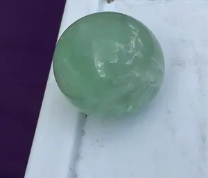 Natural Green Fluorite sphere