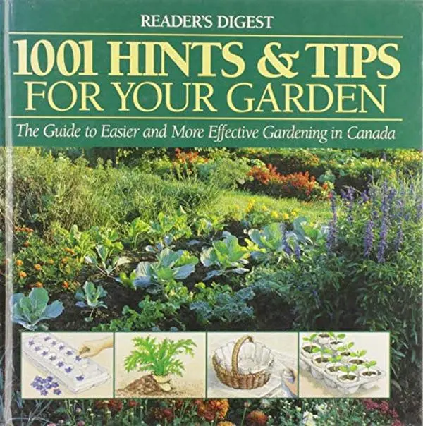 USED Book - 1001 Hints and Tips for Your Garden by Editors of Reader's Digest (Hardcover) - english