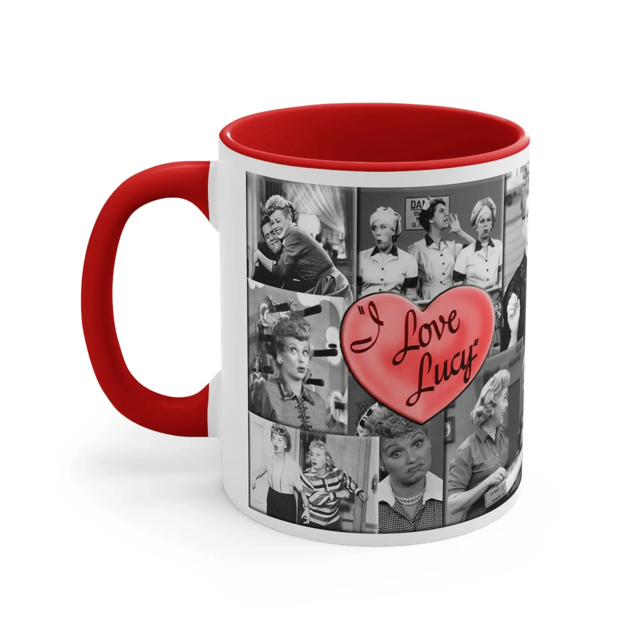 I Love Lucy collage Accent Coffee Mug, 11oz-15oz tv show