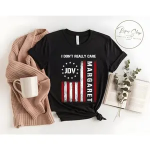 I Don't Really Care Margaret Funny Minimalist Unisex T-Shirt, JD Vance, JDV Quote, Vice President Unisex Shirt