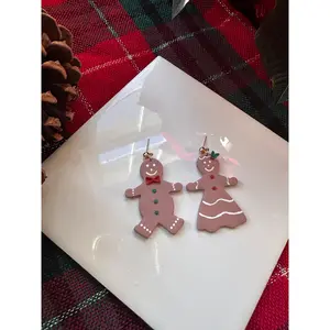 Gingerbread Couple Earrings