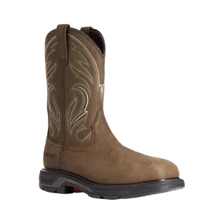 Ariat Men's WorkHog XT Cottonwood Brown Carbon Toe Work Boots 10038318