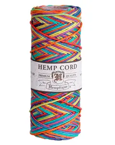 #20 (1mm) Variegated Hemp Cord Spools
