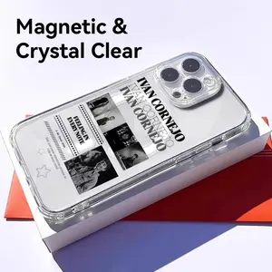 Ivan C-Cornejo MiradaS singer Trend fashion cool luxury Music logo Phone Case for iPhone 17 16 15 14 13 12 11 Pro Max Plus Clear Magnetic Phone Case MagSafe Slim Lightweight Precision Cut Camera Protection Shockproof Scratch-Transparent Funda