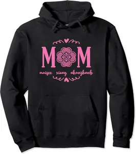 Hmong Miao Hmoob Woman Mother Strong Mama Mom Pullover Hoodie - Margaritahe Shop 34B0CK8HQD1S