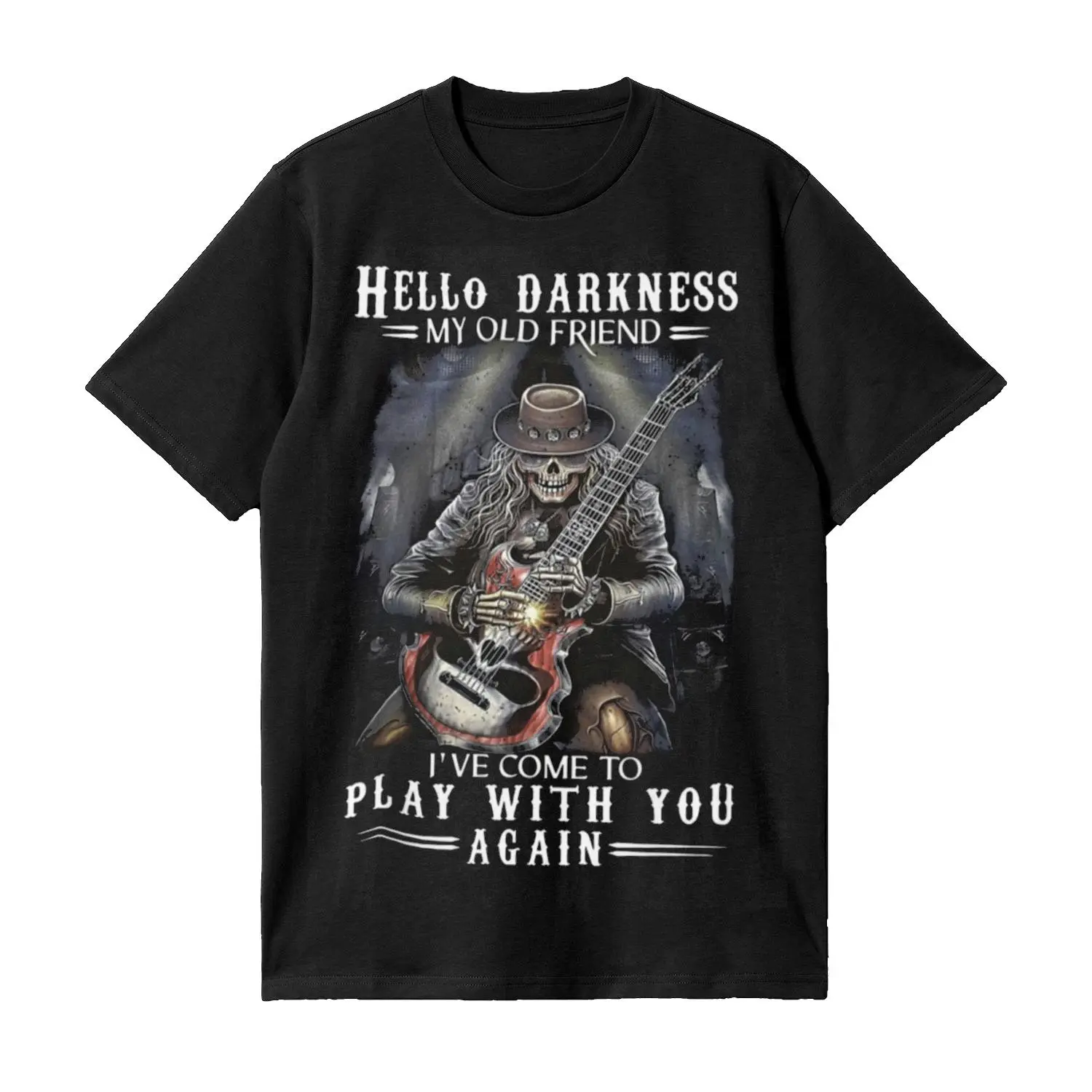 Disturbed The Sound of Silence Dark Heavy Metal Graphic T Shirt