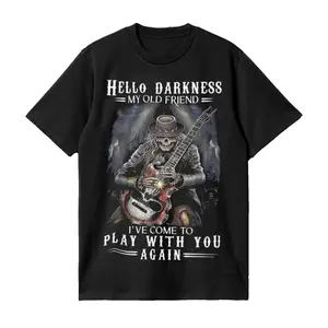 Disturbed The Sound of Silence Dark Heavy Metal Graphic T Shirt