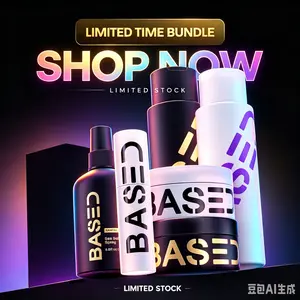 BASED Deluxe Straight/Wavy Hair Kit| Shampoo, Conditioner, Texture Powder, Hair Clay, Pomade, Sea Salt Spray + Wooden Comb| Non-Toxic, High Performance