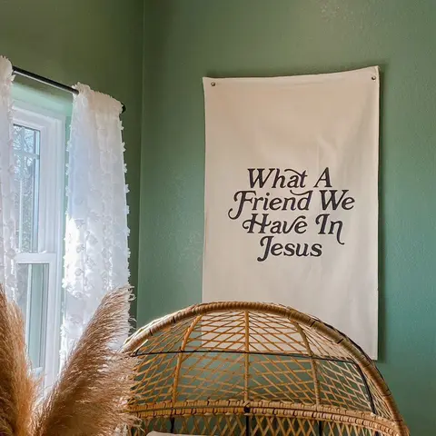 What a Friend in Jesus Tapestry