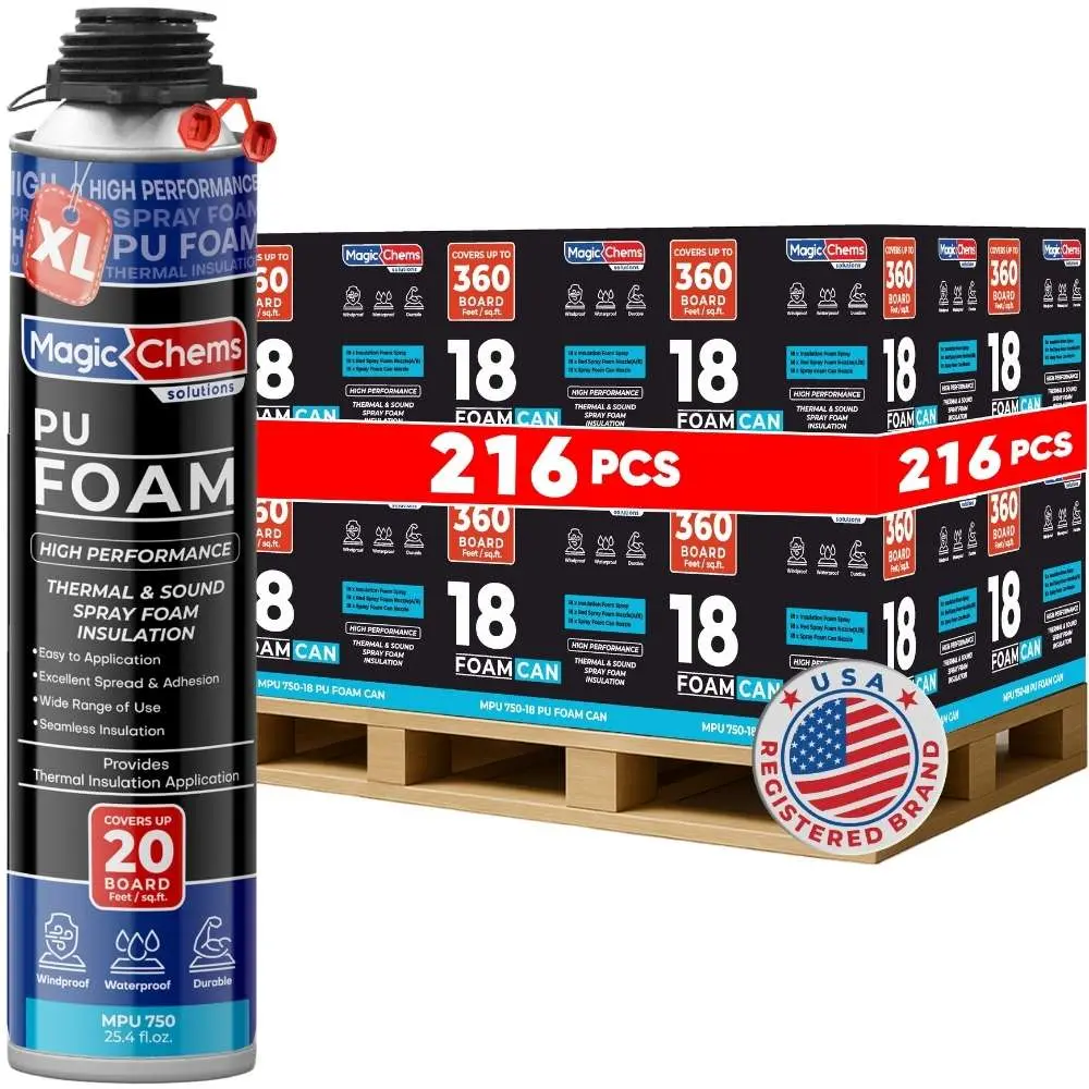 Spray Foam Insulation Can - 25.4oz Bulk | Magic Chems