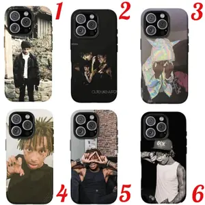 6 Styles Rapper Underground Aesthetic Phone Case For iPhone 17 16 15 14 13 12 11 XS and Samsung S25 S24 S23 S22 S21