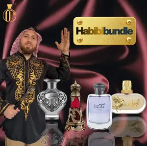 El Habibi Barato Bundle | Sultan + Al Jawad + Bakhour Al Sultan + Hawas For Him | Eau De Parfum | 400 ML | Unisex Fragrance |