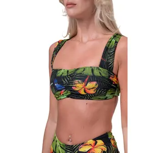 NEBBIA High-Energy Miami Retro Bikini Top 553