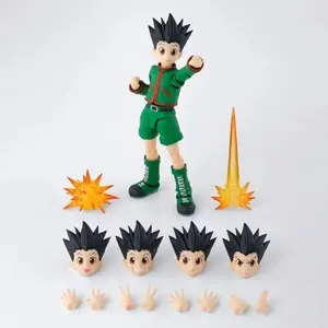Hunter x Hunter Gon Freecss Killua Zoldyck SHF KO Articulated Action Figure Anime Collectible Model Toys Full Payment for Fans